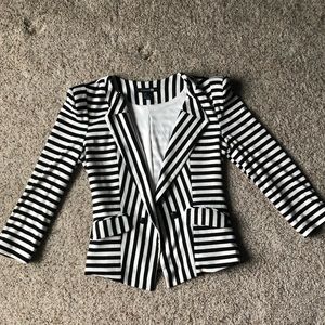 BOGO F21 Striped Blazer